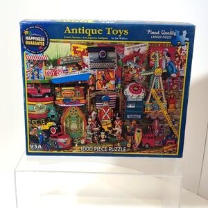 Large piece antique toy puzzle 1,000 pieces made in the USA never been opened Wh